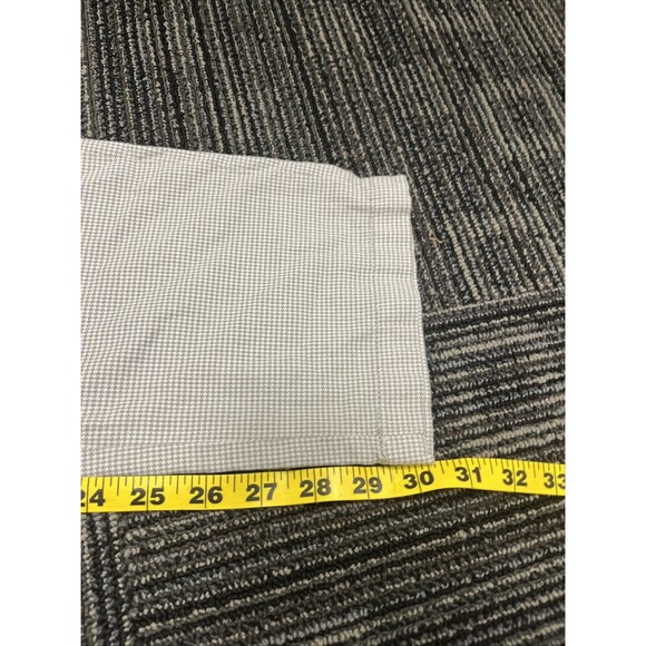 Original Penguin Munsingwear Men's Pants Gray White Plaid Stretch Slim Fit MED - Picture 7 of 11